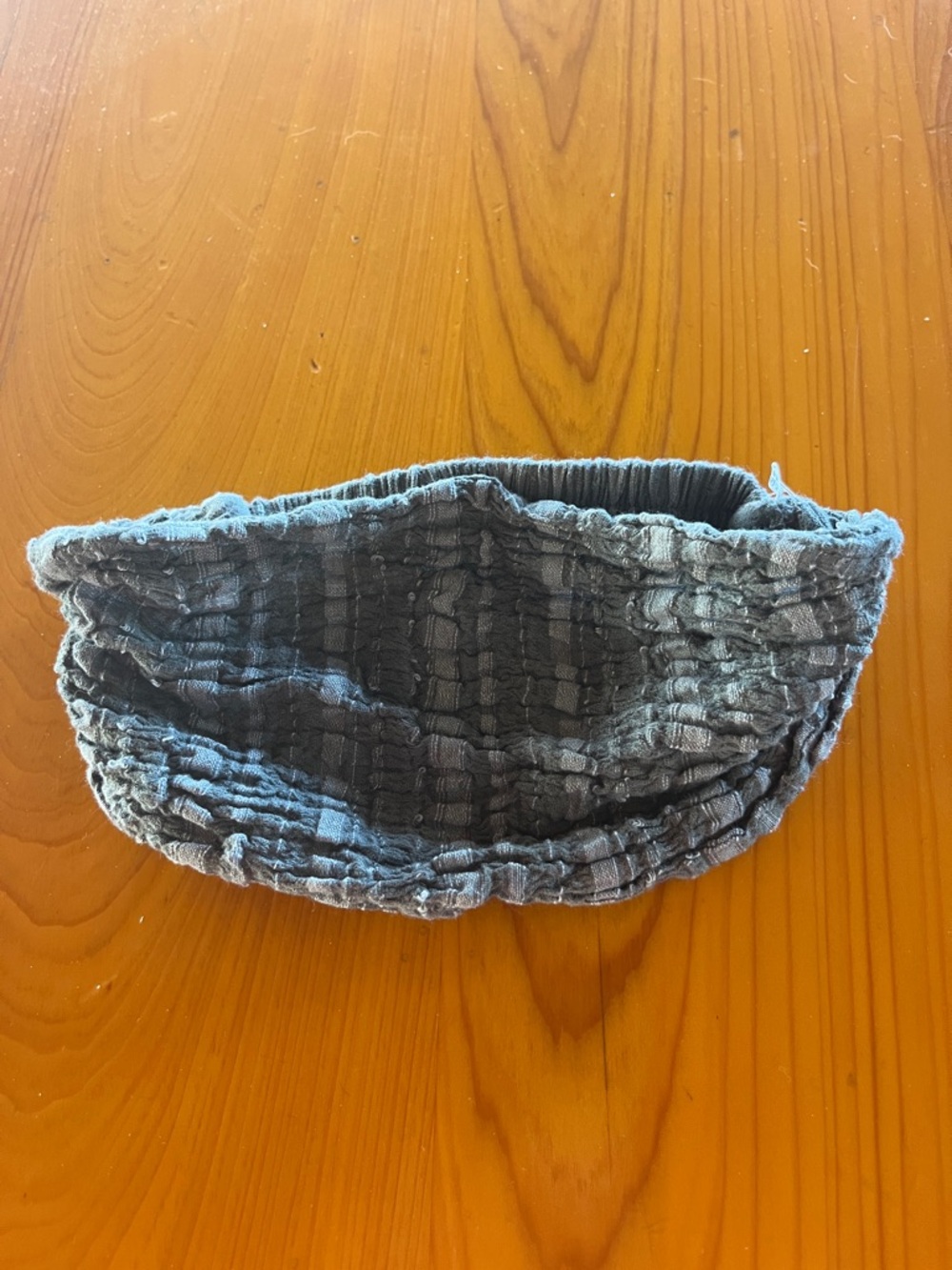 NWT Textured Gray Elastic Headband